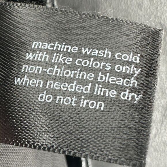 Lane Bryant Womens Faux Leather Jacket Size 18/20 Black Full Zip Moto Biker Babe - Picture 10 of 12